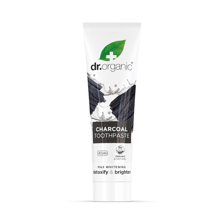 Dr Organic Charcoal Toothpaste 100ml image 2