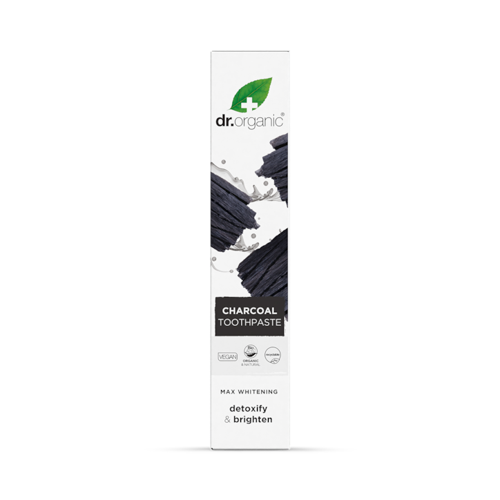 Dr Organic Charcoal Toothpaste 100ml image 3