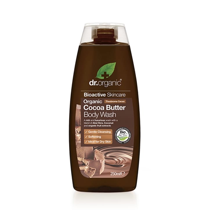 Dr Organic Cocoa Butter Creamy Body Wash 250ml-1