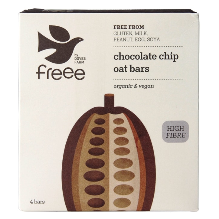 Doves Farm Chocolate Chip Oat Bars 4 Pack