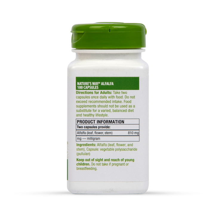 Nature's Way Alfalfa 100 Capsules image 2