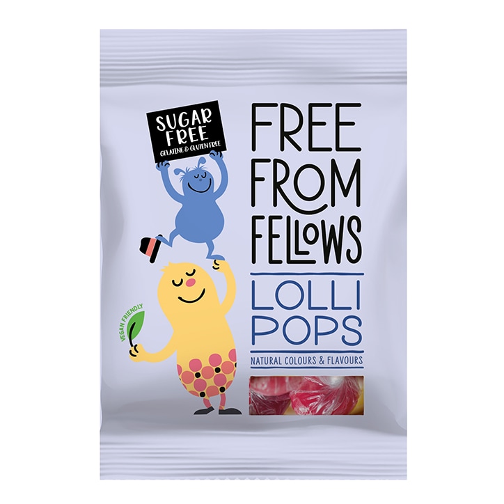 Free From Fellows Mixed Lollipops 60g