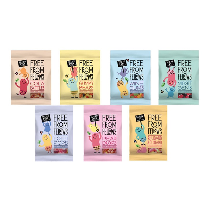 Free From Fellows Mixed Lollipops 60g image 2