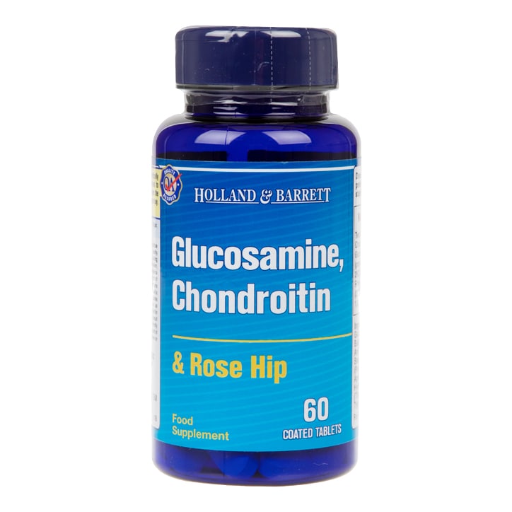 Holland & Barrett Glucosamine/Chondroitin & Rose Hip 60 Caplets-1