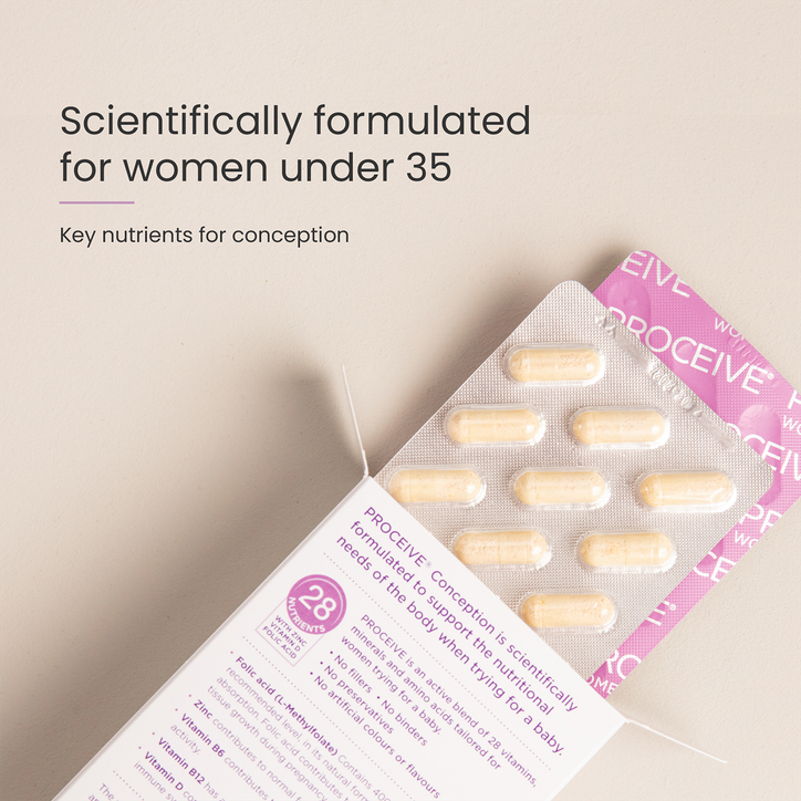 PROCEIVE® Women Advanced Fertility Supplement 60 Capsules image 2