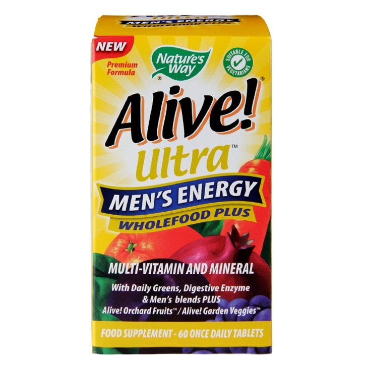 Nature's Way Alive! Men's Ultra Energy 60 Tablets-2