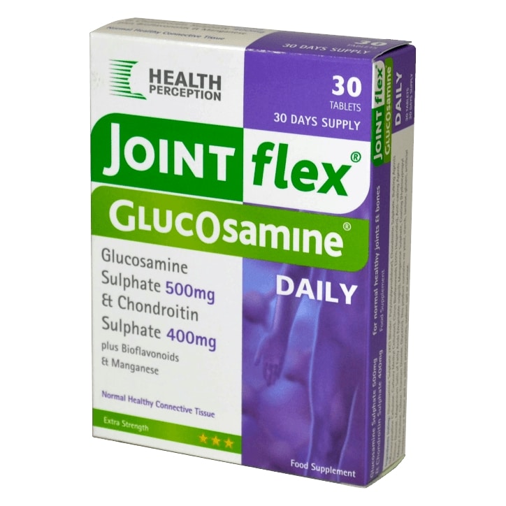 Health Perception Jointflex Daily Glucosamine Sulphate 500mg with Chondroitin Antioxidants & Manganese Tablets-1
