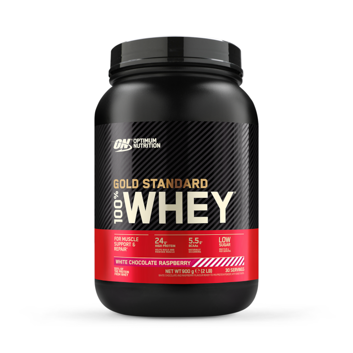 Optimum Nutrition Gold Standard 100% Whey Protein White Chocolate & Raspberry 900g image 1
