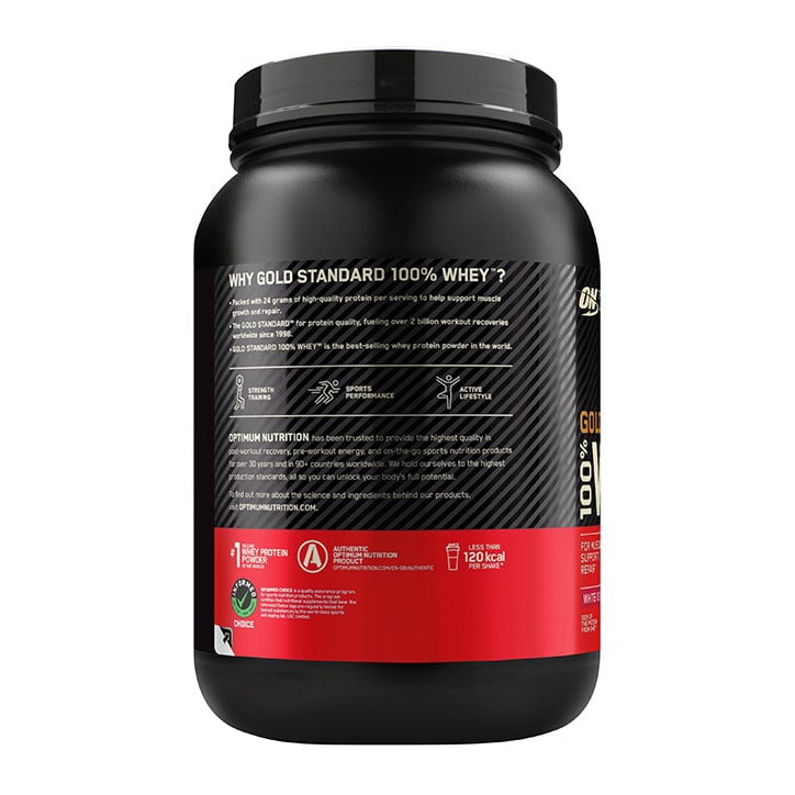Optimum Nutrition Gold Standard 100% Whey Protein White Chocolate & Raspberry 900g-2