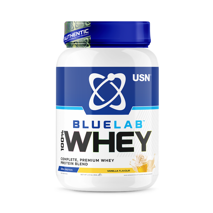 USN Blue Lab Whey Premium Protein Powder Vanilla 908g image 1