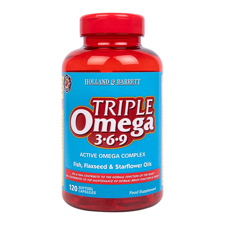 Holland & Barrett Triple Omega 369 Capsules 1000mg Holland & Barrett