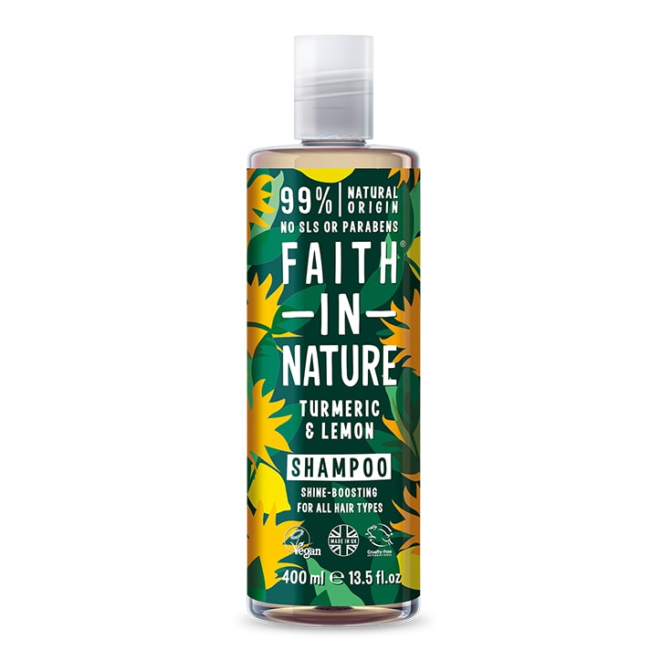 Faith In Nature Turmeric & Lemon Shampoo 400ml image 1