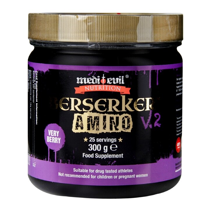 Medi-Evil Berserker V2 Amino Very Berry 300g image 1