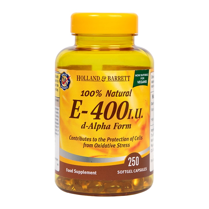 Vitamin E 400iu Softgel Capsules Vegan Holland Barrett