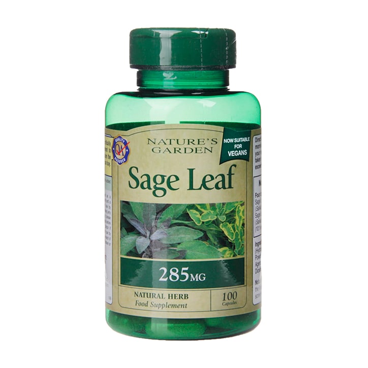 Nature's Garden Sage Leaf 285mg 100 Capsules image 1
