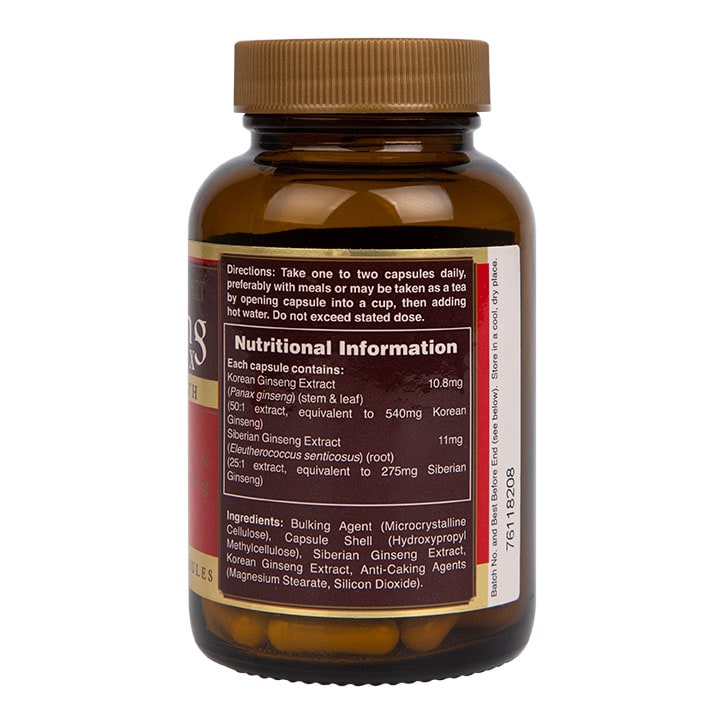 Holland & Barrett High Strength Ginseng Complex 50 Capsules image 2