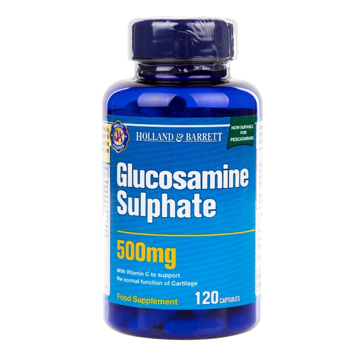 Holland & Barrett Glucosamine Sulphate 500mg 120 capsules image 1