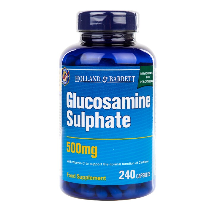Holland & Barrett Glucosamine Sulphate 240 Capsules 500mg image 1