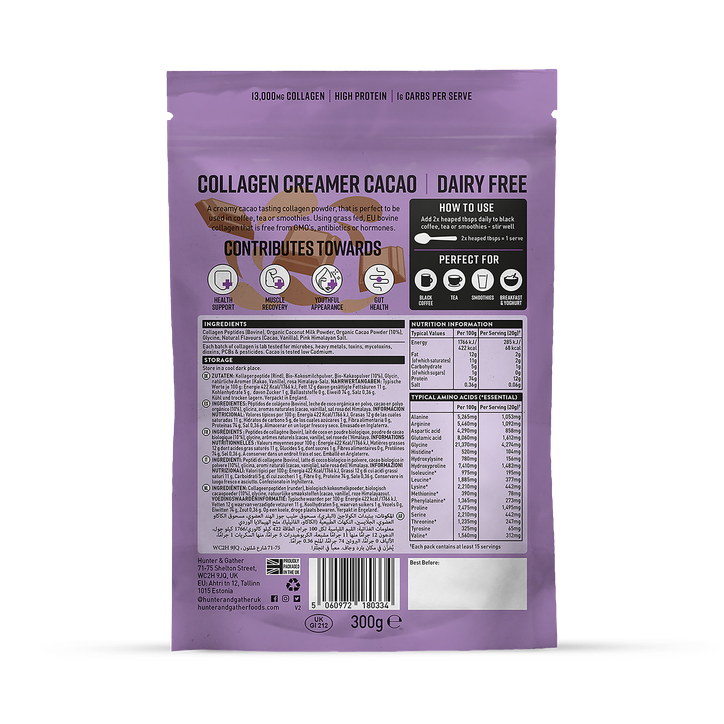 Hunter & Gather Collagen Cream Cacao 300g image 2