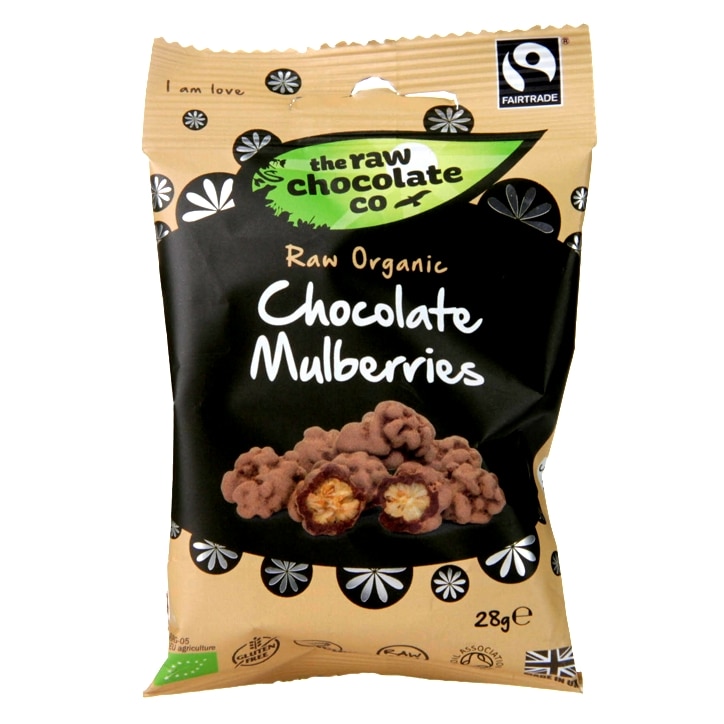 The Raw Chocolate Company Raw Chocolate Mulberries 28g image 1