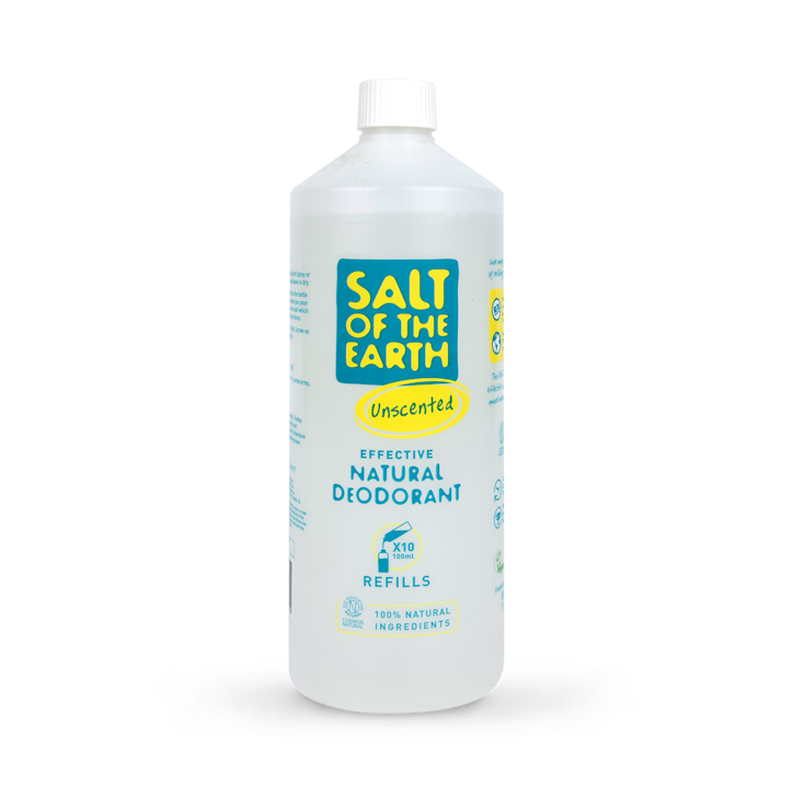 Salt of the Earth - Unscented Deodorant Spray Refill 1 Litre image 1