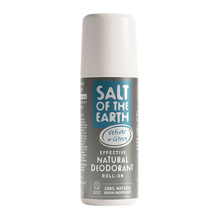 Salt of the Earth - Vetiver & Citrus Natural Deodorant Roll-on 75ml-1