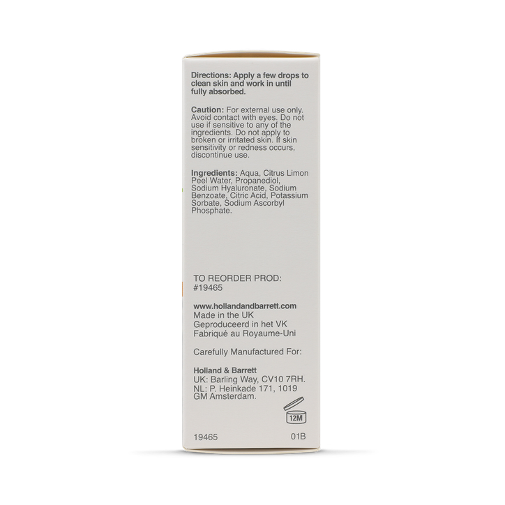 Holland & Barrett Vitamin C + Hyaluronic Acid Serum 30ml image 2