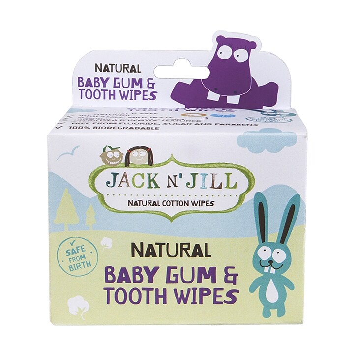 Jack N' Jill Kids Natural Cotton Baby Gum & Tooth Wipes-1