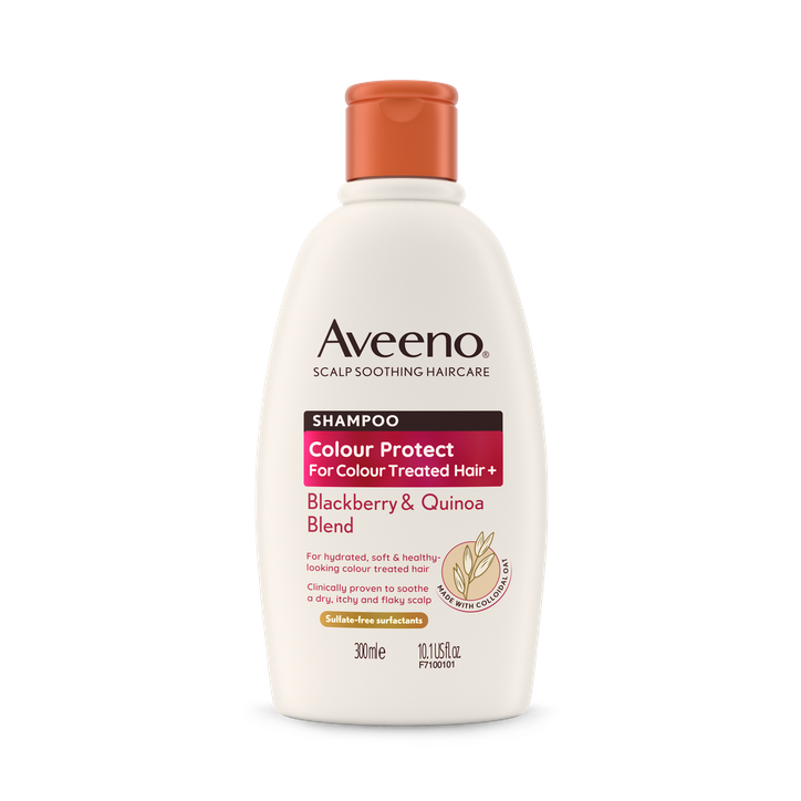 Aveeno Colour Protect + Blackberry & Quinoa Blend Shampoo 300ml image 1