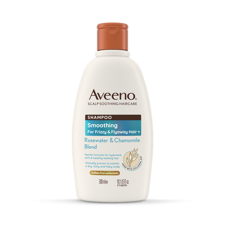 Aveeno Smoothing+ Rose Water & Chamomile Blend Shampoo 300ml