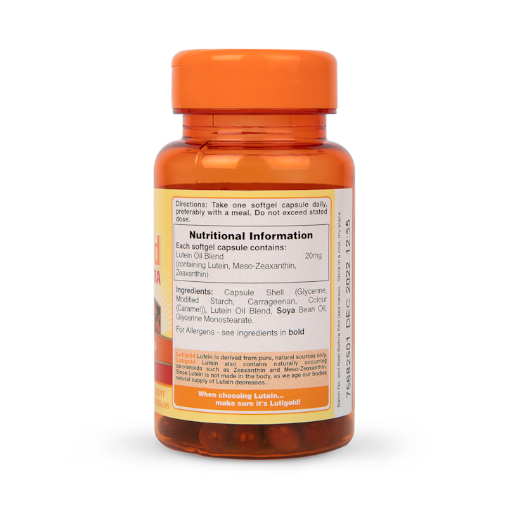 Holland & Barrett Lutigold Extra 30 Capsules 20mg image 3
