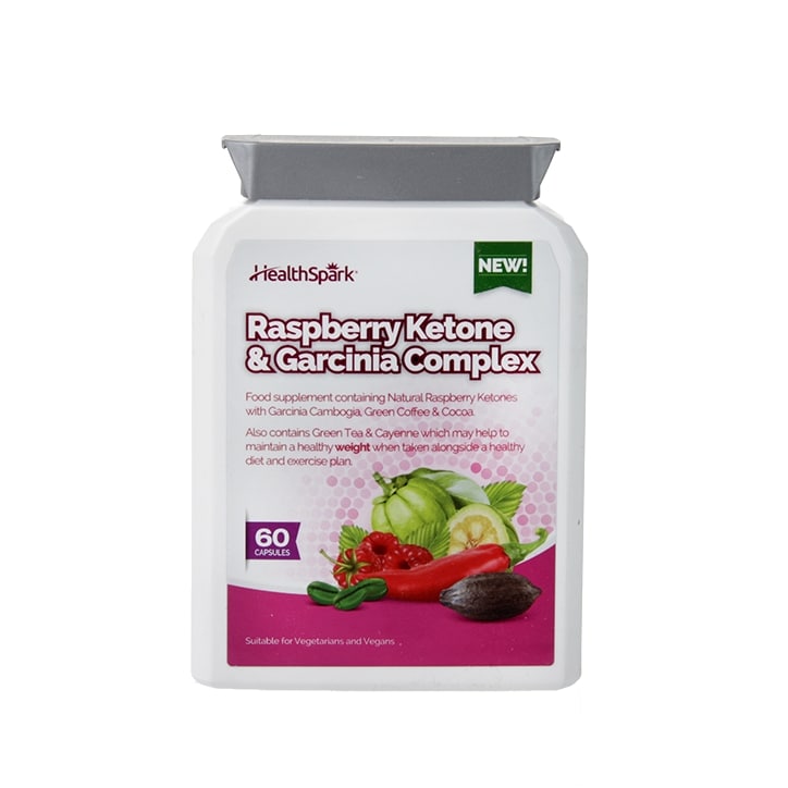 Health Spark Raspberry Ketone + Garcinia Complex 60 Capsules-1