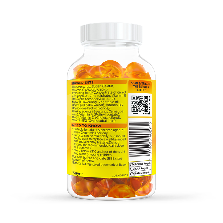Berocca Immuno Gummies Orange 60 Gummies image 2