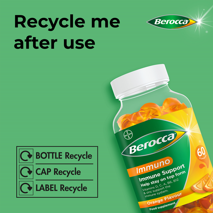 Berocca Immuno Gummies Orange 60 Gummies image 7