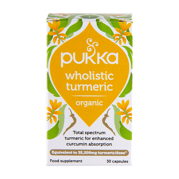 Pukka Wholistic Turmeric 30 Capsules image 2