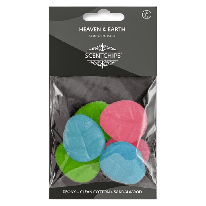 Scentchips Heaven & Earth Peony, Clean Cotton & Sandalwood-1