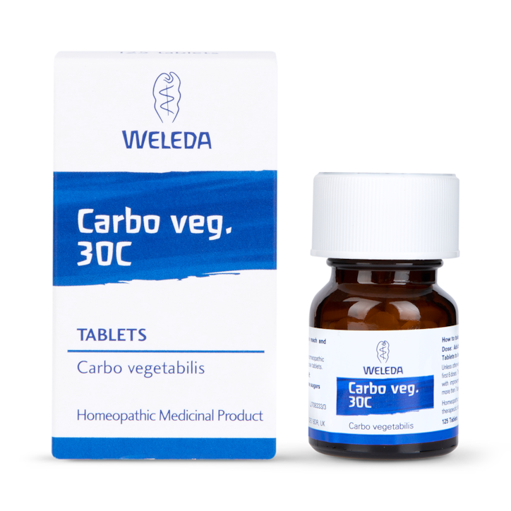 Weleda Carbo Veg 30c 125 Tablets image 1