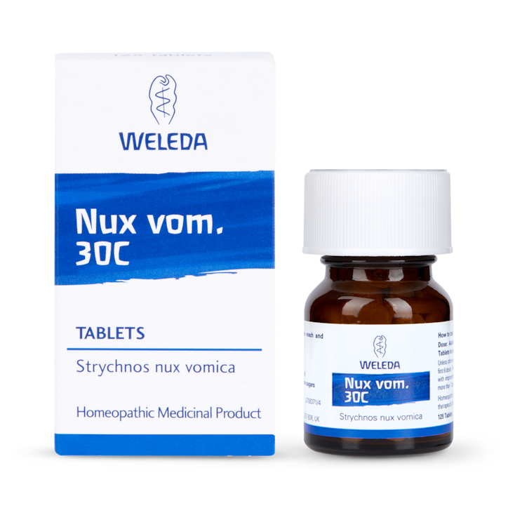 Weleda Nux. Vom 30c Tablets - 125 Tablets