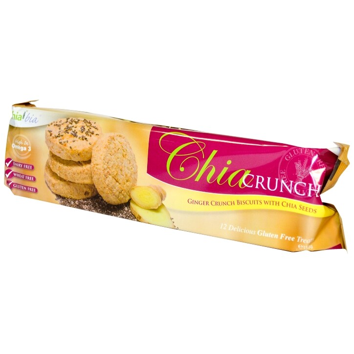 Chia Bia Chia Crunch Ginger Biscuits 150g image 1