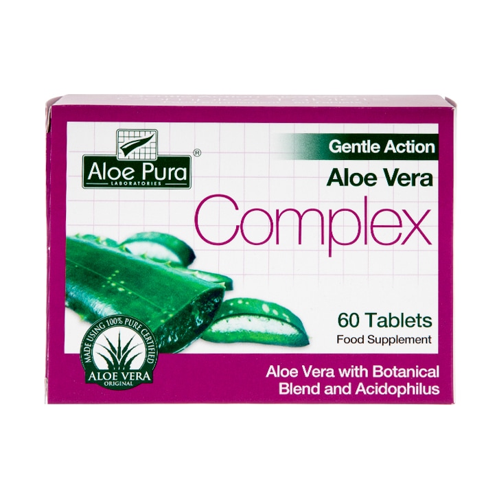 Aloe Pura Organic Aloe Vera Complex 60 Tablets