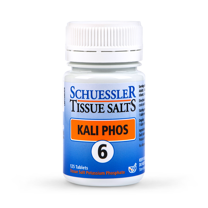 Schuessler Tissue Salts Kali Phos 6 125 Tablets image 1