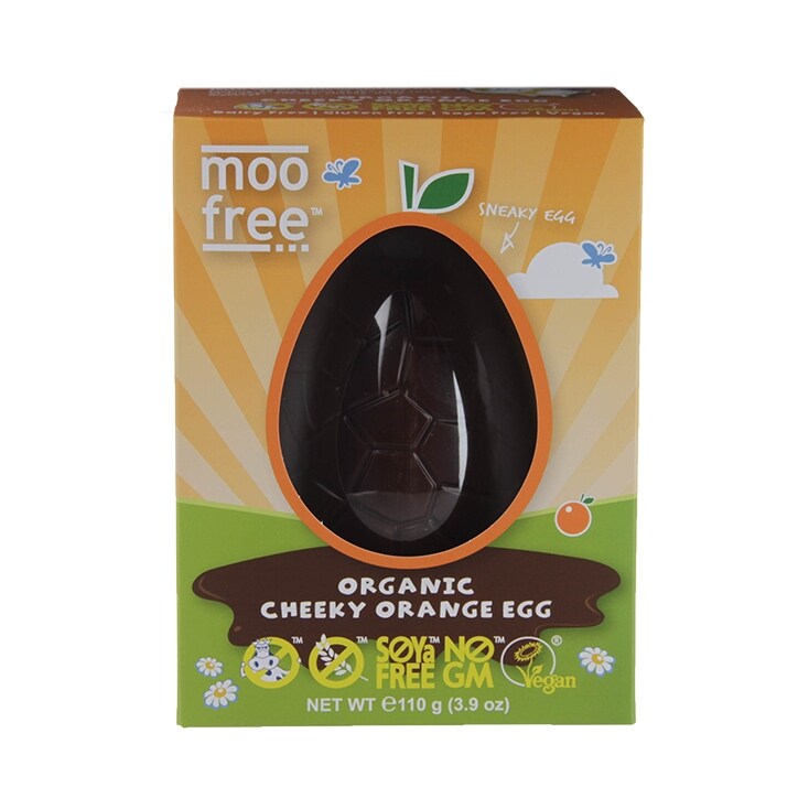Moo Free Orange Easter Egg 100g