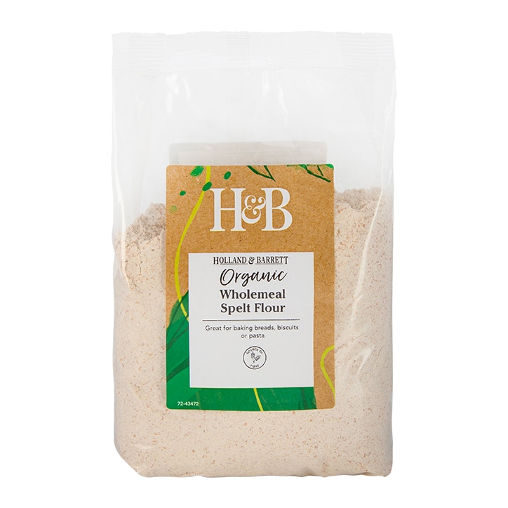 Holland & Barrett Organic Wholemeal Spelt Flour 500g