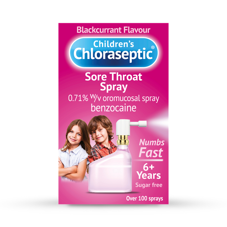 Childrens Chloraseptic Sore/T Blackcurrant Flavour Spray 15ml image 1