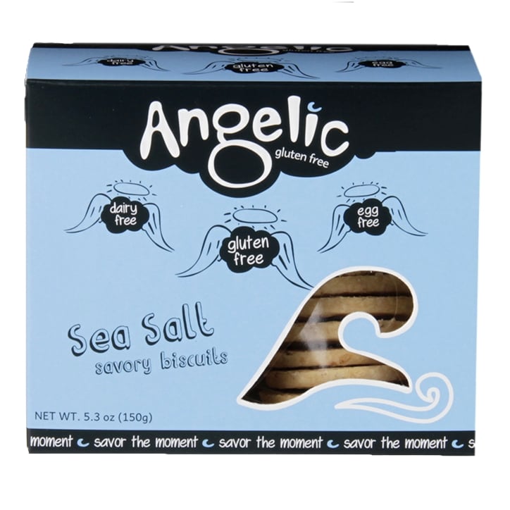 Angelic Sea Salt Gluten Free Savoury Biscuits  Box 150g-1