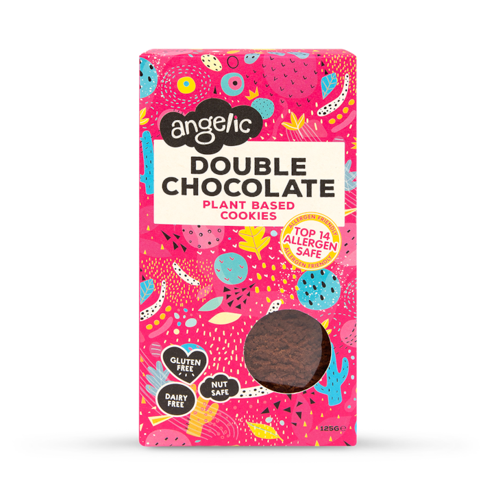 Angelic Double Chocolate Gluten Free Cookies 125g image 1