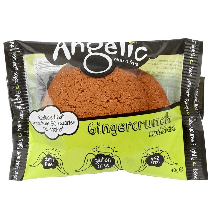 Angelic Ginger Crunch Gluten Free Cookies Pack of 2-1