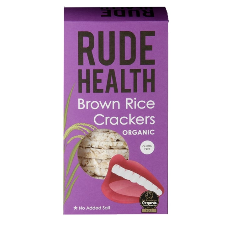 Rude Health Organic Brown Rice Crackers 130g-1