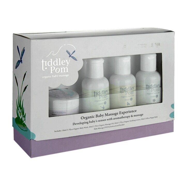Tiddley Pom Organic Baby Massage Gift set image 1
