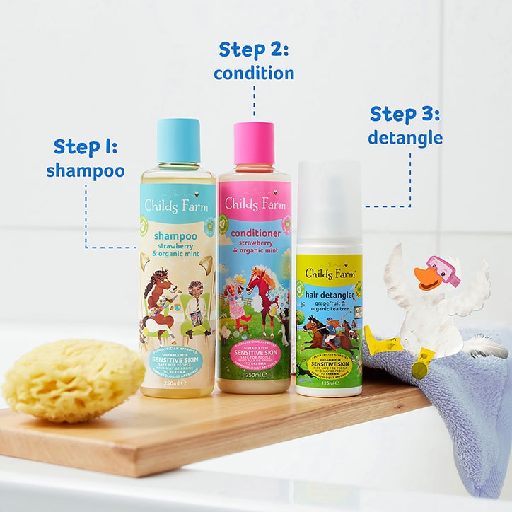 Childs Farm Shampoo - Strawberry & Organic Mint 250ml-5